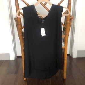 Banana Republic Black Sleeveless Blouse